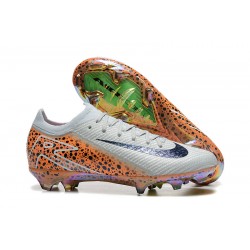 Hombre/Mujer Nike Mercurial Vapor 16 Elite FG Blanco y Naranja Zapatos De Futbol