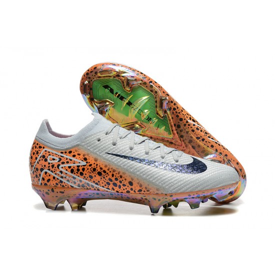 Explorar  Hombre/Mujer Nike Mercurial Vapor 16 Elite FG Blanco y Naranja Zapatos De Futbol