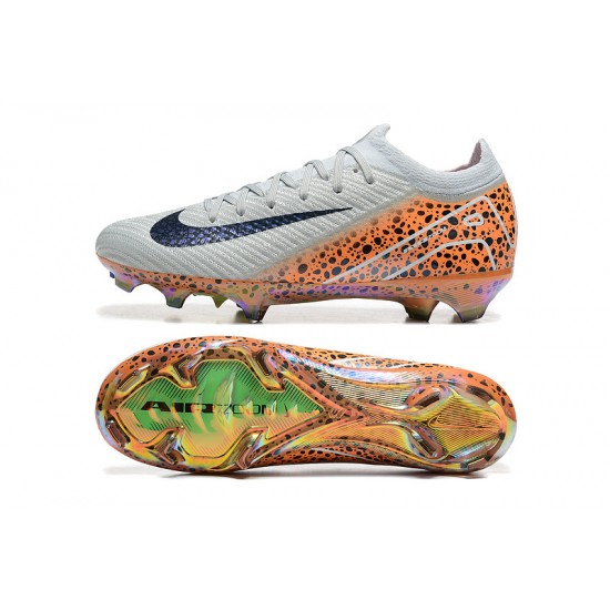Explorar  Hombre/Mujer Nike Mercurial Vapor 16 Elite FG Blanco y Naranja Zapatos De Futbol