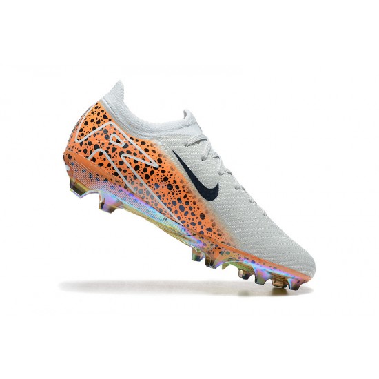 Explorar  Hombre/Mujer Nike Mercurial Vapor 16 Elite FG Blanco y Naranja Zapatos De Futbol