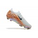 Explorar  Hombre/Mujer Nike Mercurial Vapor 16 Elite FG Blanco y Naranja Zapatos De Futbol