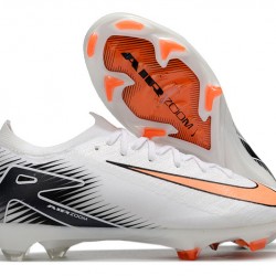 Hombre/Mujer Nike Mercurial Vapor 16 Elite FG Blanco y Naranja Zapatos De Futbol