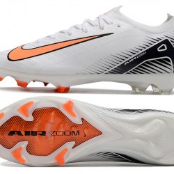 Hombre/Mujer Nike Mercurial Vapor 16 Elite FG Blanco y Naranja Zapatos De Futbol
