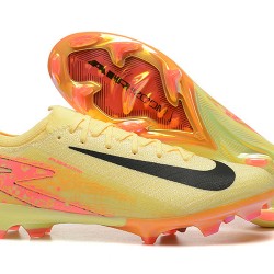 Hombre/Mujer Nike Mercurial Vapor 16 Elite FG Amarillo y Negro Zapatos De Futbol