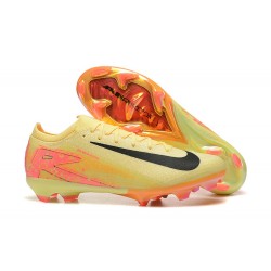 Hombre/Mujer Nike Mercurial Vapor 16 Elite FG Amarillo y Negro Zapatos De Futbol