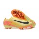 Alta calidad Hombre/Mujer Nike Mercurial Vapor 16 Elite FG Amarillo y Negro Zapatos De Futbol