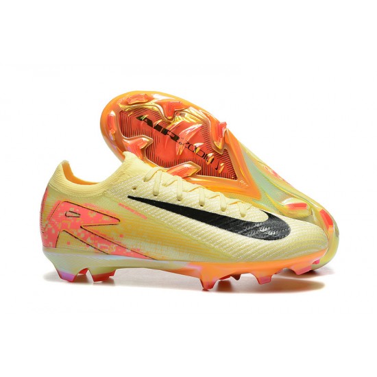 Mejor calidad  Hombre/Mujer Nike Mercurial Vapor 16 Elite FG Amarillo y Naranja Zapatos De Futbol