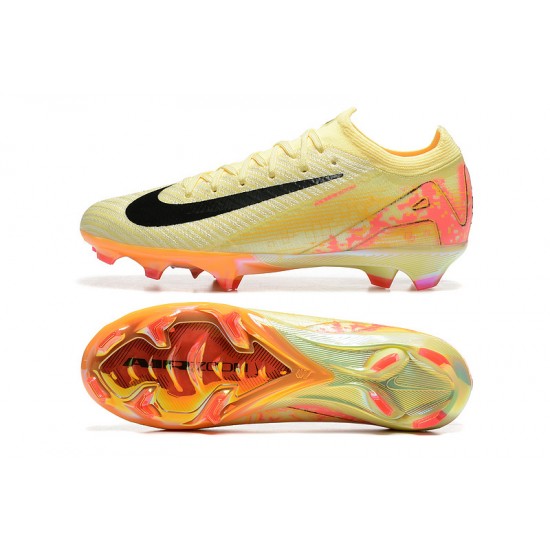 Mejor calidad  Hombre/Mujer Nike Mercurial Vapor 16 Elite FG Amarillo y Naranja Zapatos De Futbol