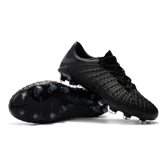 Calidad superior  Botas de fútbol Nike Phantom III DF FG Todo negro