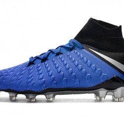 Botas de fútbol Nike Phantom III DF FG Azul oscuro Azul