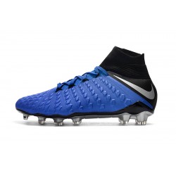 Botas de fútbol Nike Phantom III DF FG Azul oscuro Azul