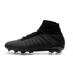 Botas de fútbol Nike Phantom III DF FG Alto Todo negro