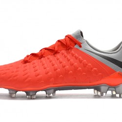 Botas de fútbol Nike Phantom III DF FG Naranja Plata