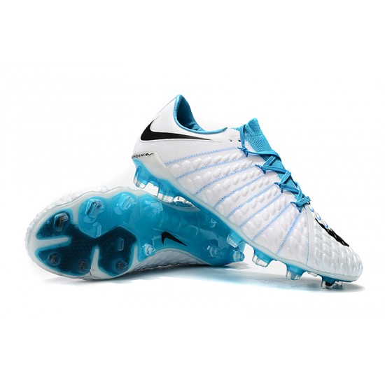 Mejor calidad  Botas de fútbol Nike Phantom III DF FG Blanco Azul Verde