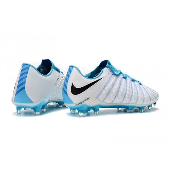 Mejor calidad  Botas de fútbol Nike Phantom III DF FG Blanco Azul Verde
