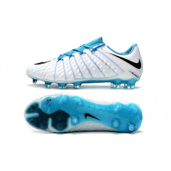 Mejor calidad  Botas de fútbol Nike Phantom III DF FG Blanco Azul Verde