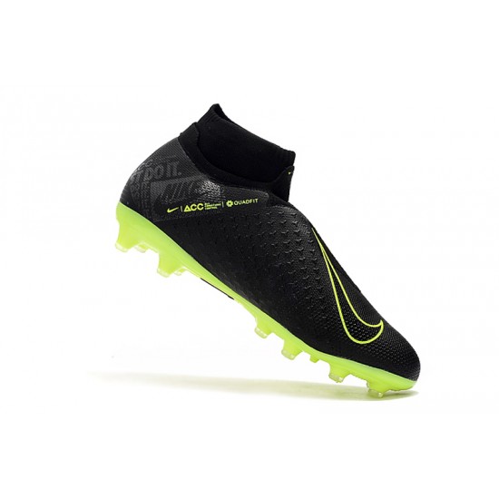 Descubrir  Botas de fútbol Nike Phantom VSN Elite DF AG Negro Verde