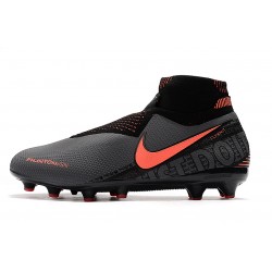 Botas de fútbol Nike Phantom VSN Elite DF AG Negro Naranja