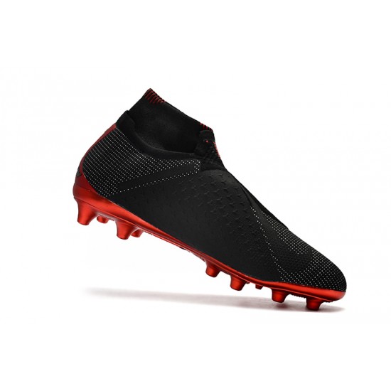 Tienda  Botas de fútbol Nike Phantom VSN Elite DF AG Negro Rojo