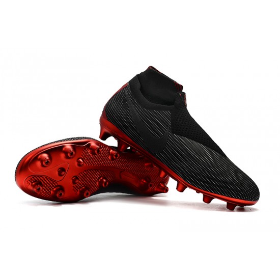 Tienda  Botas de fútbol Nike Phantom VSN Elite DF AG Negro Rojo