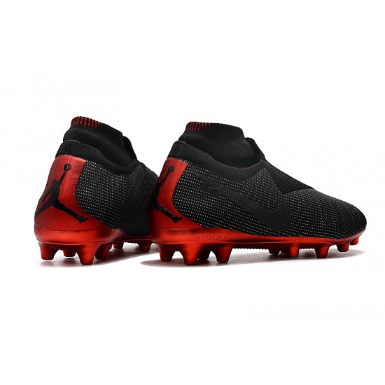 Tienda  Botas de fútbol Nike Phantom VSN Elite DF AG Negro Rojo