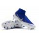 Explorar  Botas de fútbol Nike Phantom VSN Elite DF AG Azul Blanco