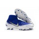 Explorar  Botas de fútbol Nike Phantom VSN Elite DF AG Azul Blanco