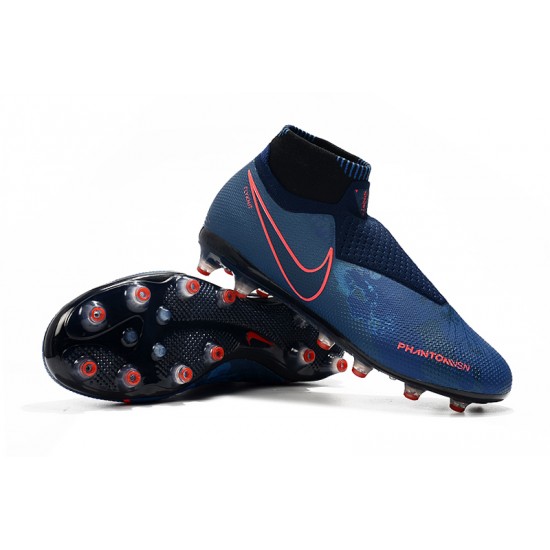 Mejor calidad  Botas de fútbol Nike Phantom VSN Elite DF AG Azul oscuro