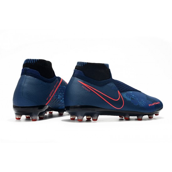Mejor calidad  Botas de fútbol Nike Phantom VSN Elite DF AG Azul oscuro