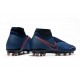 Mejor calidad  Botas de fútbol Nike Phantom VSN Elite DF AG Azul oscuro