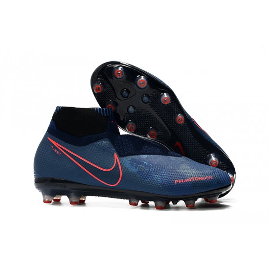 Mejor calidad  Botas de fútbol Nike Phantom VSN Elite DF AG Azul oscuro