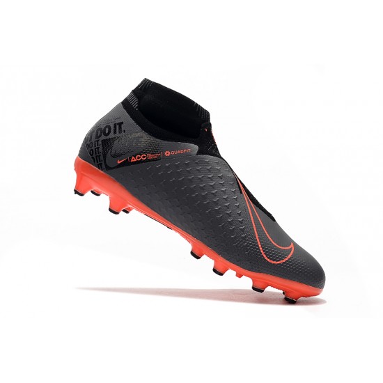 Explorar  Botas de fútbol Nike Phantom VSN Elite DF AG Dark Gris Naranja