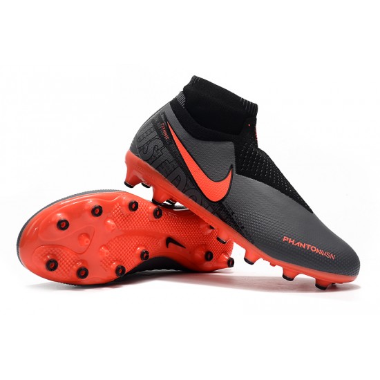 Explorar  Botas de fútbol Nike Phantom VSN Elite DF AG Dark Gris Naranja