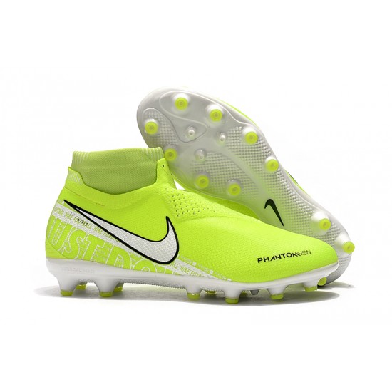 Tienda  Botas de fútbol Nike Phantom VSN Elite DF AG Verde Fluo