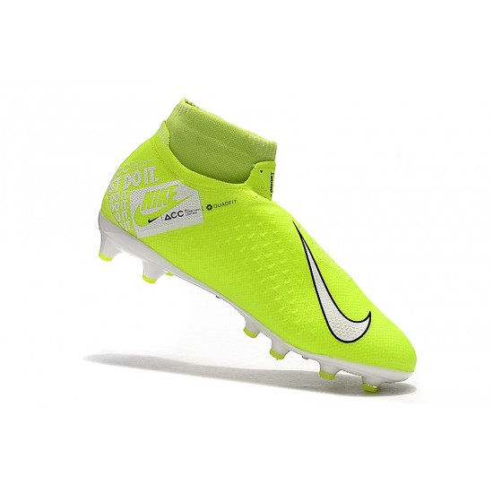 Tienda  Botas de fútbol Nike Phantom VSN Elite DF AG Verde Fluo