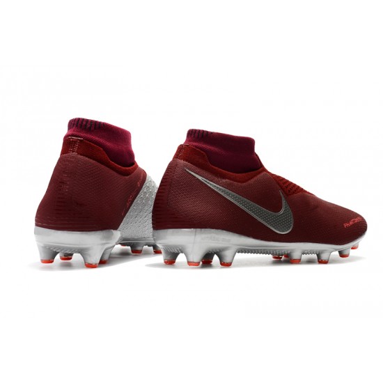 Descubrir  Botas de fútbol Nike Phantom VSN Elite DF AG Rojo Plata