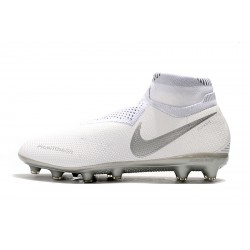 Botas de fútbol Nike Phantom VSN Elite DF AG Blanco