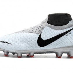 Botas de fútbol Nike Phantom VSN Elite DF AG Blanco Gris Negro