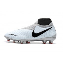 Botas de fútbol Nike Phantom VSN Elite DF AG Blanco Gris Negro