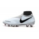 Calidad superior  Botas de fútbol Nike Phantom VSN Elite DF AG Blanco Gris Negro