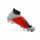 Calidad superior  Botas de fútbol Nike Phantom VSN Elite DF AG Blanco Gris Negro