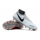 Calidad superior  Botas de fútbol Nike Phantom VSN Elite DF AG Blanco Gris Negro