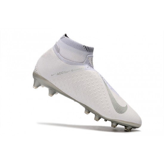 Calidad superior  Botas de fútbol Nike Phantom VSN Elite DF AG Blanco