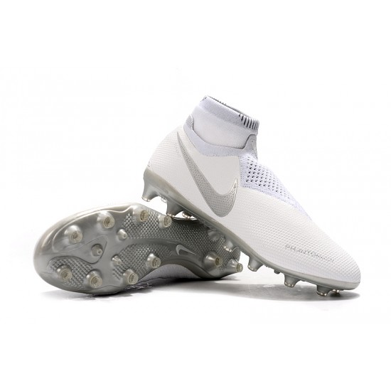 Calidad superior  Botas de fútbol Nike Phantom VSN Elite DF AG Blanco