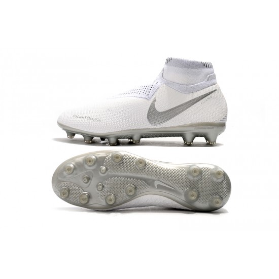 Calidad superior  Botas de fútbol Nike Phantom VSN Elite DF AG Blanco