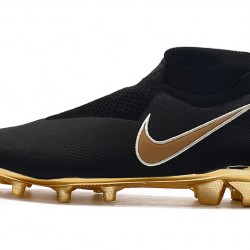 Botas de fútbol Nike Phantom VSN Elite DF FG Negro Dorado