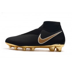 Botas de fútbol Nike Phantom VSN Elite DF FG Negro Dorado