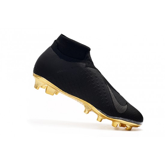 Calidad superior  Botas de fútbol Nike Phantom VSN Elite DF FG Negro Dorado