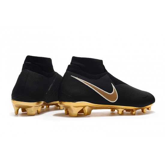Calidad superior  Botas de fútbol Nike Phantom VSN Elite DF FG Negro Dorado