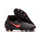 Alta calidad Botas de fútbol Nike Phantom VSN Elite DF FG Negro Naranja